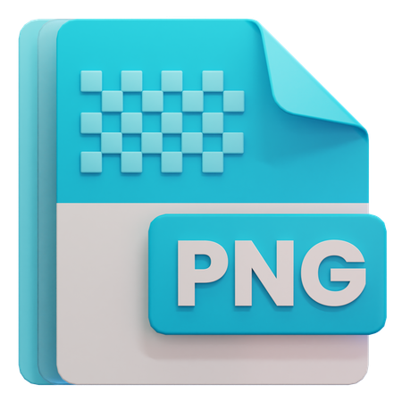 Png File Format  3D Icon