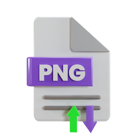 Png File Transfer  3D Icon