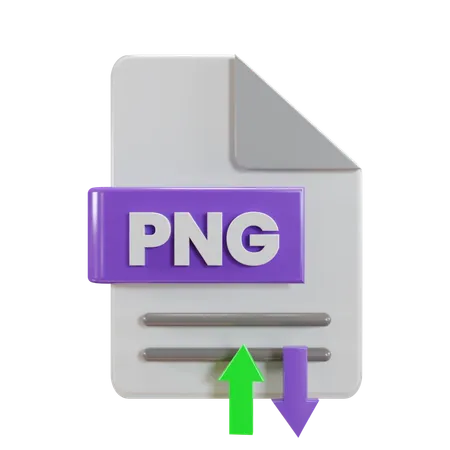 Png File Transfer  3D Icon