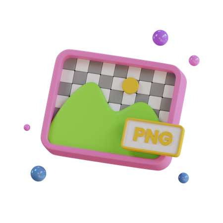 PNG Format  3D Icon