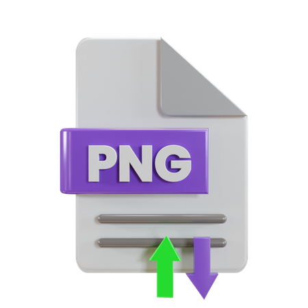 Transferencia de archivos png  3D Icon