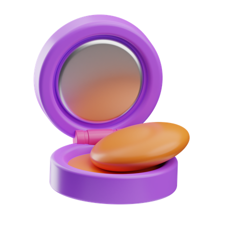 Pó facial  3D Icon