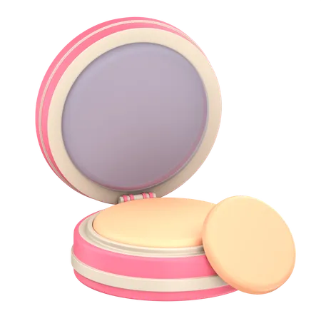 Pó facial  3D Icon