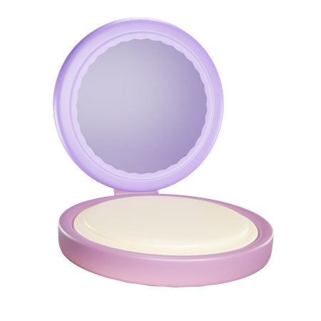 Pó facial  3D Icon