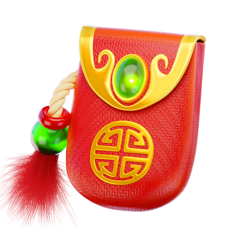 Poche chinoise  3D Icon