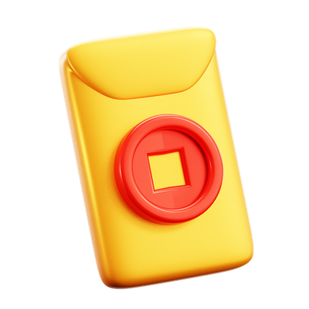 Poche rouge  3D Icon