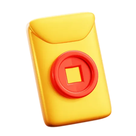 Poche rouge  3D Icon