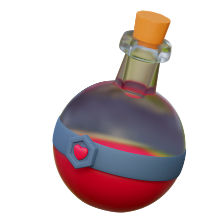 Poción de vida  3D Icon