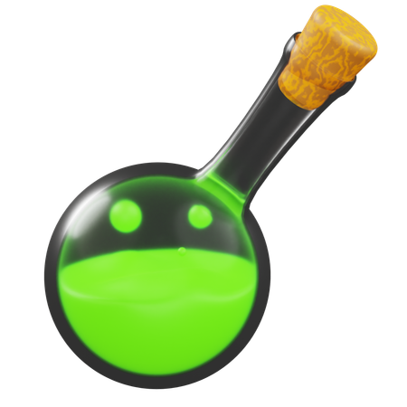 Poción verde  3D Icon