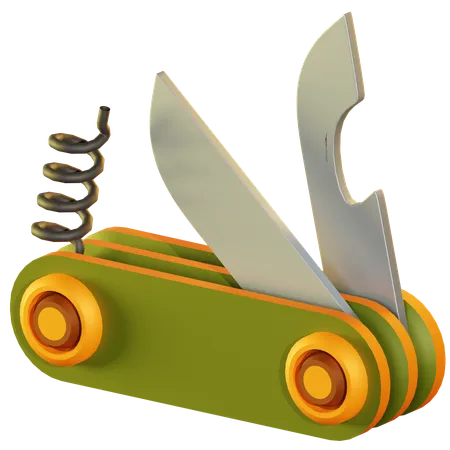 Pocket Knife  3D Icon