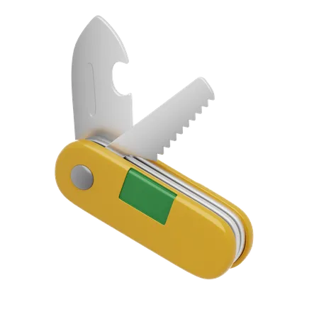 Pocket Knife  3D Icon