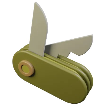 Pocket Knife  3D Icon