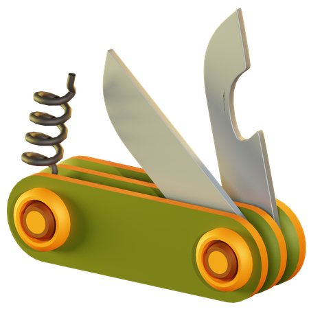 Pocket Knife  3D Icon