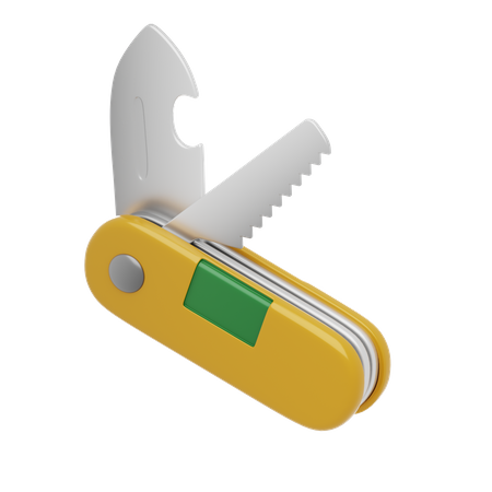 Pocket Knife 3D Icon