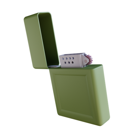 Pocket Lighter  3D Icon