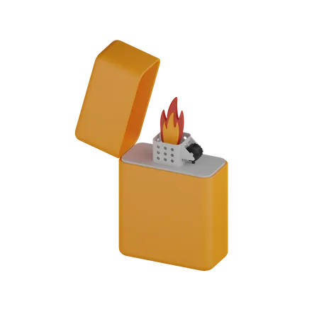 Pocket Lighter  3D Icon