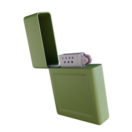 Pocket Lighter  3D Icon