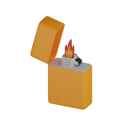 Pocket Lighter 3D Icon