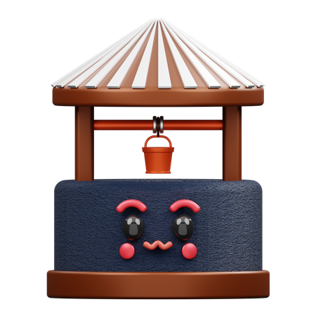 Poço de água  3D Icon