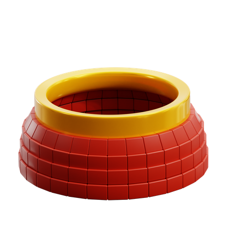 Poço de água  3D Icon