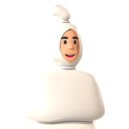 Pocong  3D Icon