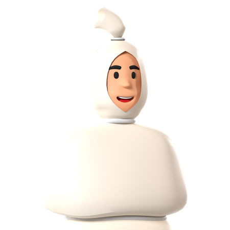 Pocong  3D Icon