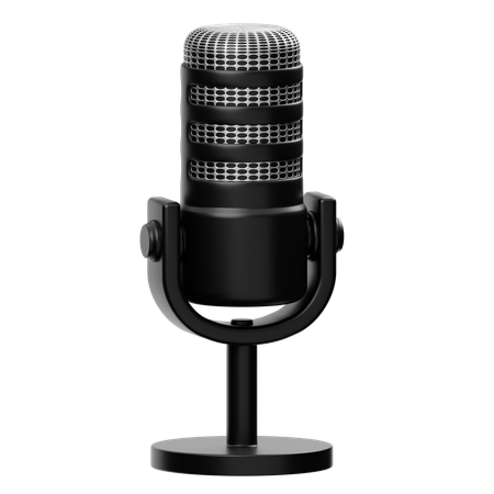 Pod Microphone  3D Icon