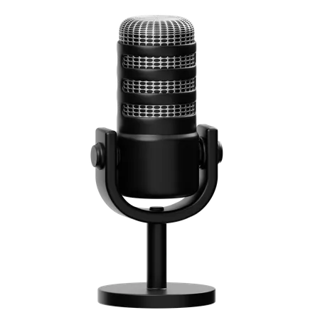 Pod Microphone  3D Icon