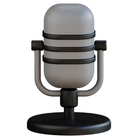 3 D Podcast Icon Illustration 3D Icon