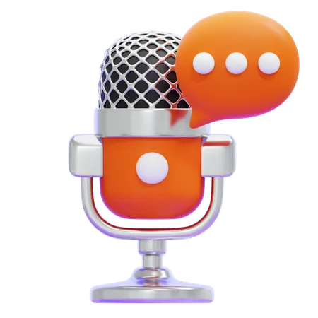 PODCAST  3D Icon