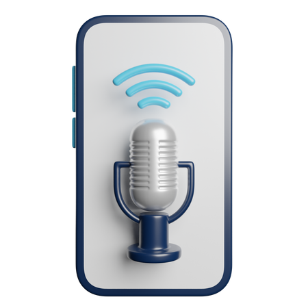 Podcast  3D Icon
