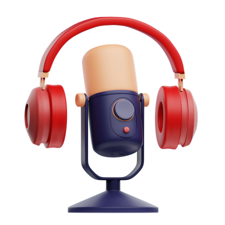 Podcast  3D Icon