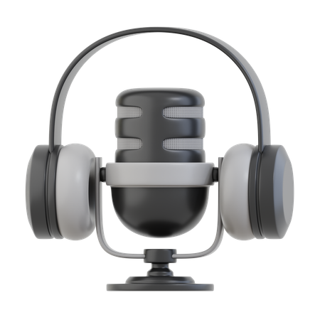 Podcast  3D Icon