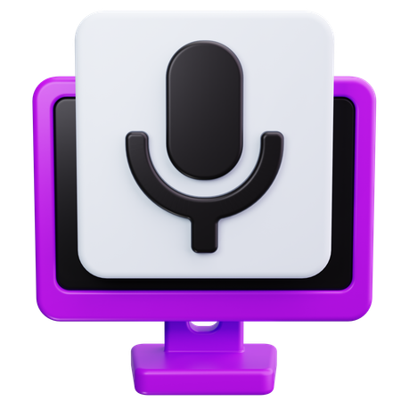 Podcast  3D Icon