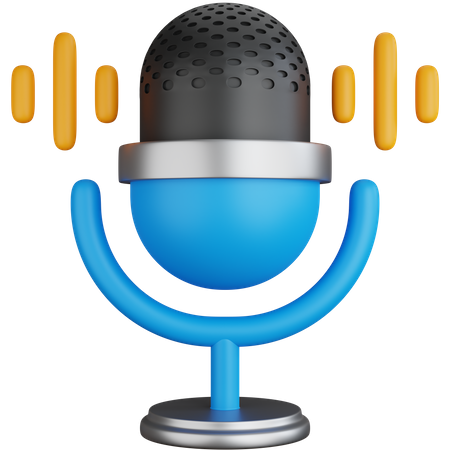 Podcast  3D Icon