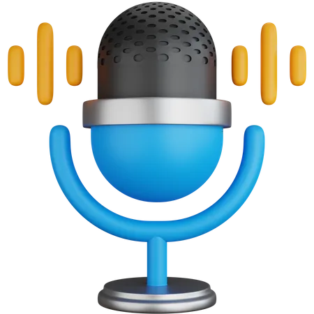 Podcast  3D Icon