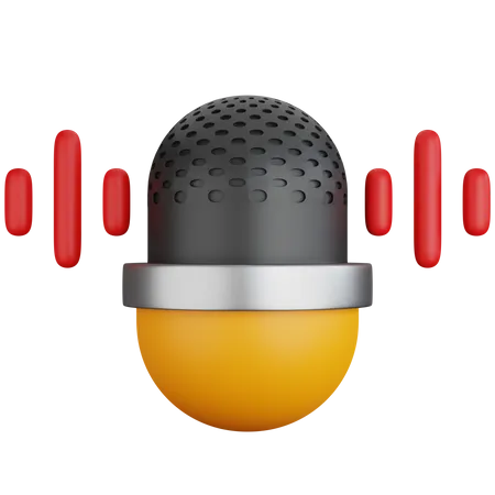 Podcast  3D Icon