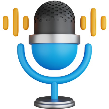 Podcast  3D Icon