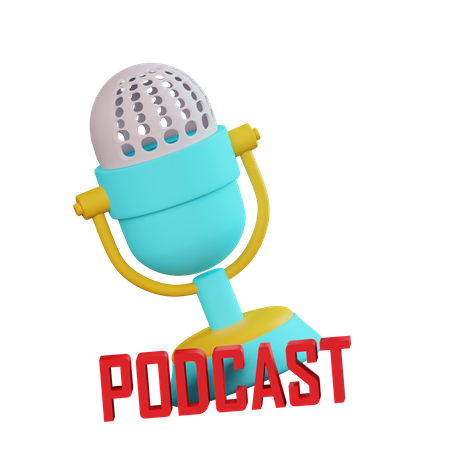 Podcast  3D Icon