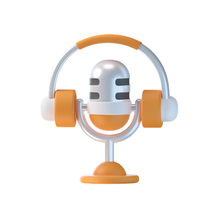 Podcast  3D Icon