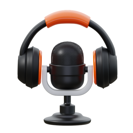 Podcast  3D Icon