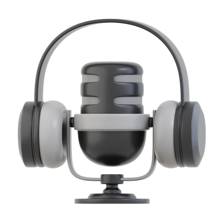 Podcast  3D Icon