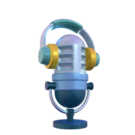 Podcast  3D Icon