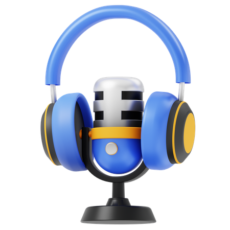 Podcast  3D Icon