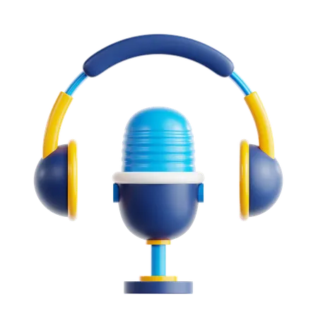 Podcast  3D Icon