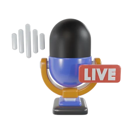 Podcast  3D Icon