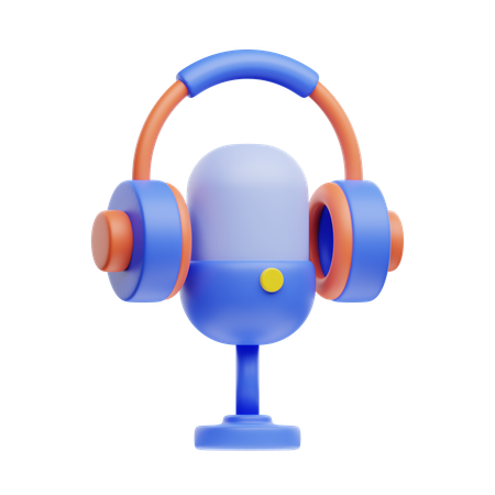 Podcast  3D Icon