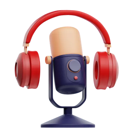 Podcast  3D Icon