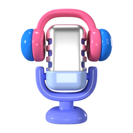 Podcast  3D Icon