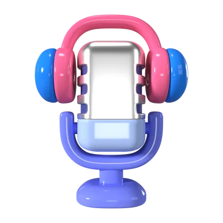 Podcast  3D Icon